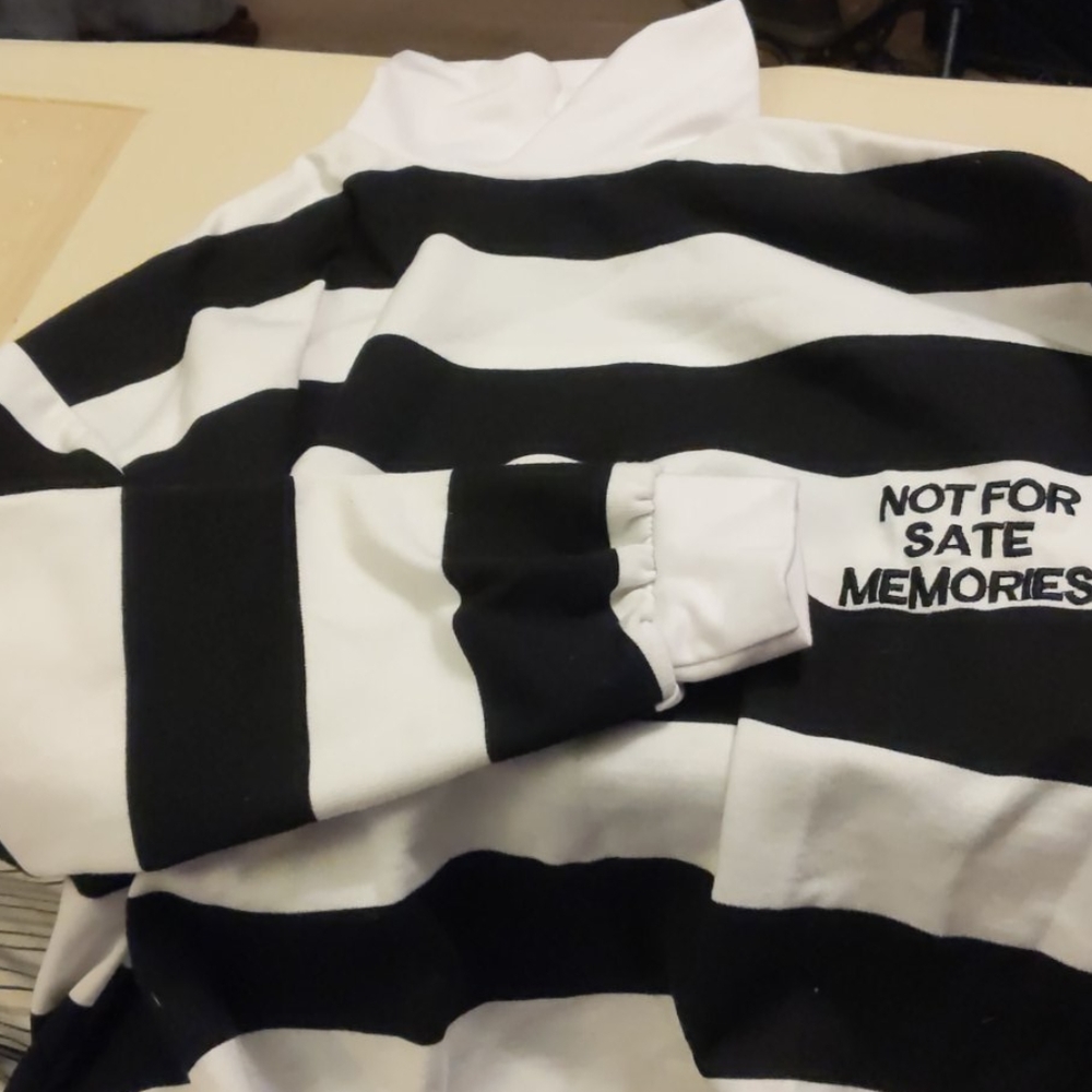 striped aesthetic turtleneck